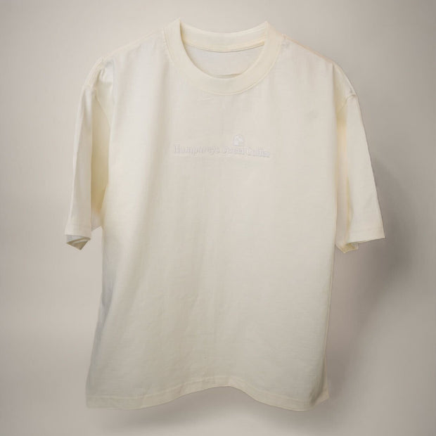 Cream shirt back print - Drink Good Coffee For A Change